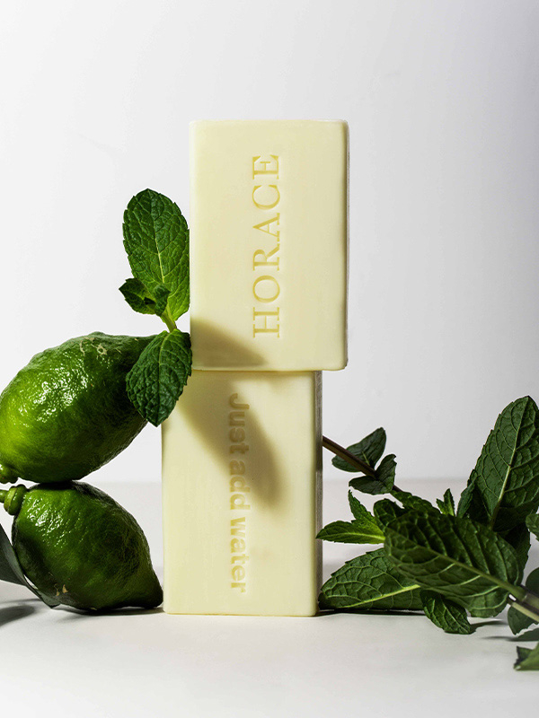 Pain de Savon Surgras Bergamote d'Italie & Menthe Poivrée