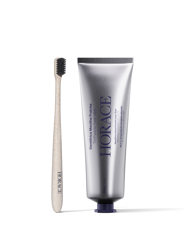 Kit brosse à dents & dentifrice blanchissant