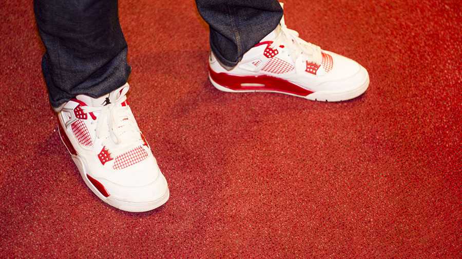 Les chaussures de Mathieu Le Maux